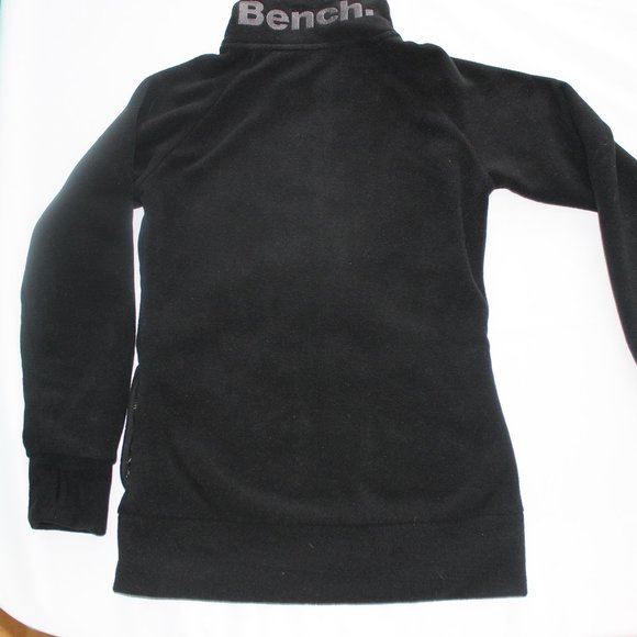 Girls cozy jet black bench fleece - Picture 2 of 9